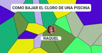 como bajar el cloro de una piscina